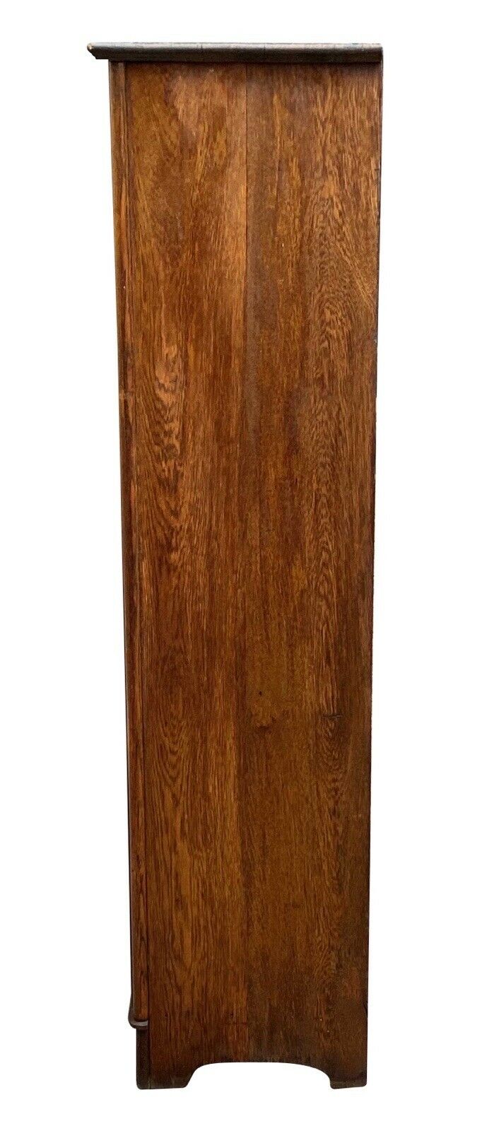 20th C Antique Arts & Crafts Tiger Oak Larkin Double Door Bookcase / Cabinet