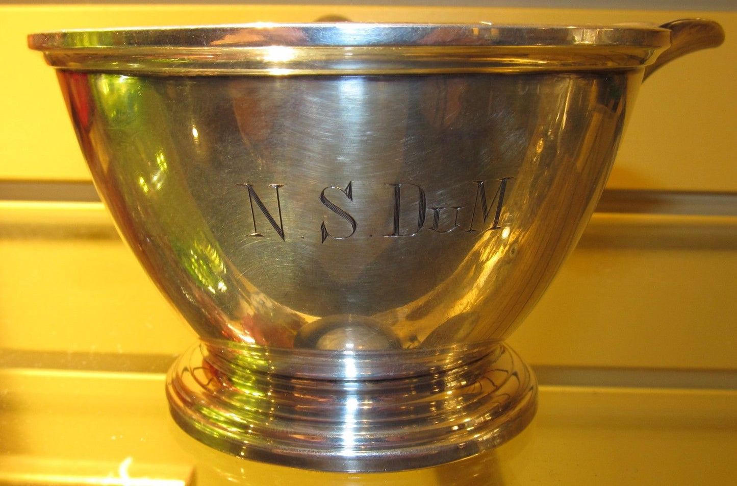 STERLING SILVER BRANDY WARMER BY SHREVE, CRUMP & LOW