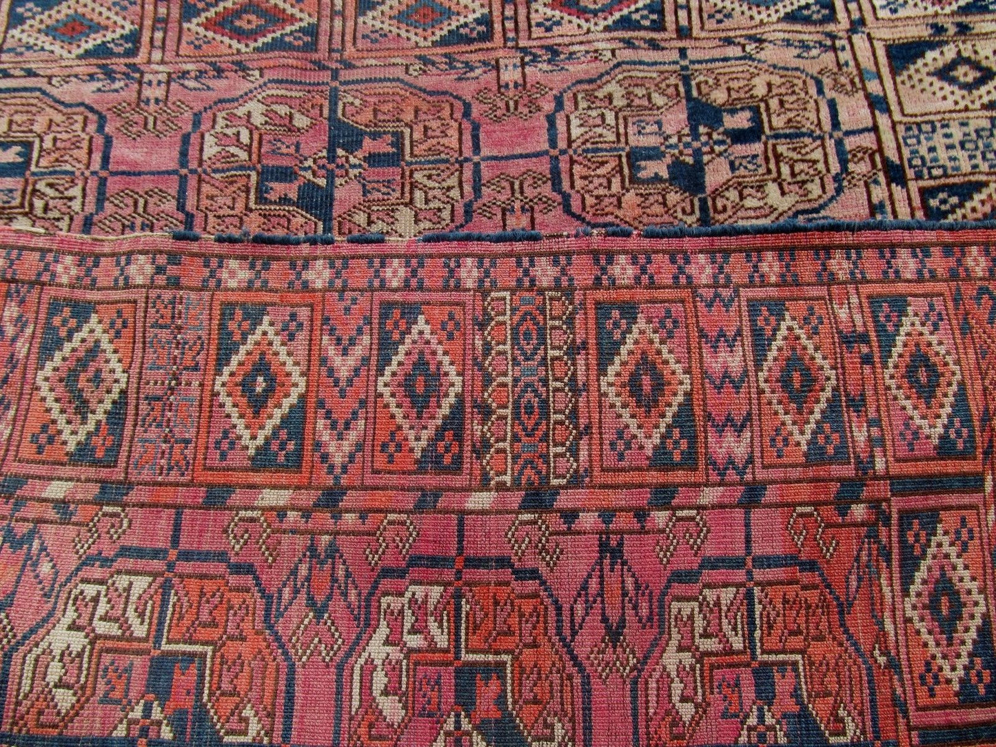 3'-"3 X 5'-5" ANTIQUE TEKKE TURKOMAN ESTATE CARPET