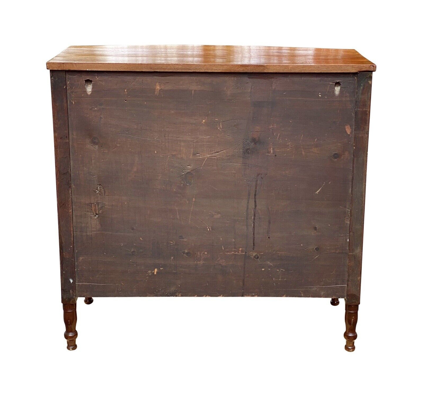 18th Century Antique Sheraton Cherry Bowfront Chest of Drawers / Dresser