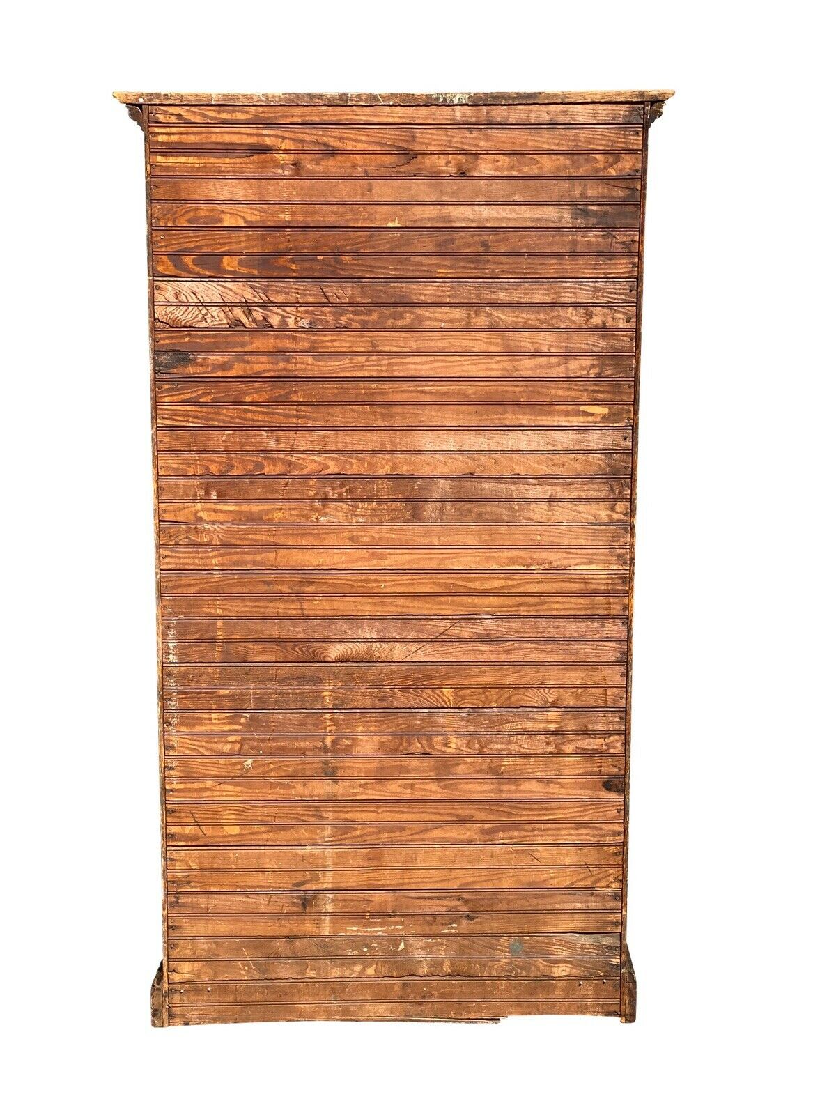 19TH C ANTIQUE INDUSTRIAL VICTORIAN OAK TYPE MAKERS / VERTICAL MAP FILE CABINET