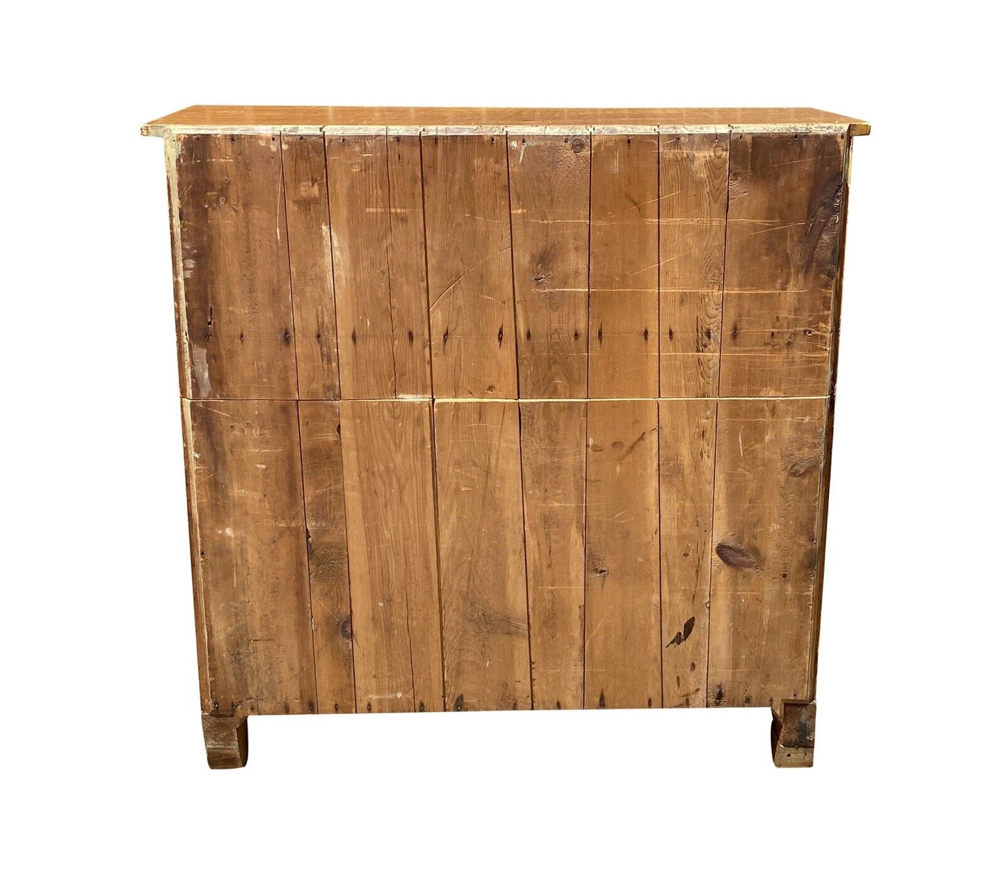 19th Century Grain Painted Antique Chest of Drawers in Desirable Mustard Surface