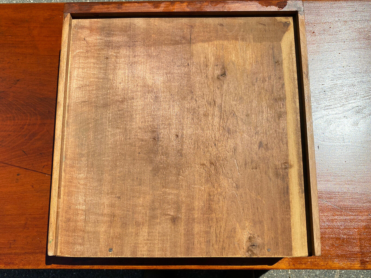 19TH C ANTIQUE FEDERAL PERIOD PENNSYLVANIA CHERRY 2 DRAWER BLANKET BOX