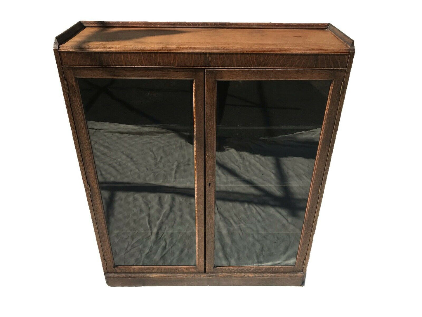 20TH C ANTIQUE ARTS & CRAFTS STYLE OAK BOOKCASE BY PAINE FURNITURE CO. BOSTON MA