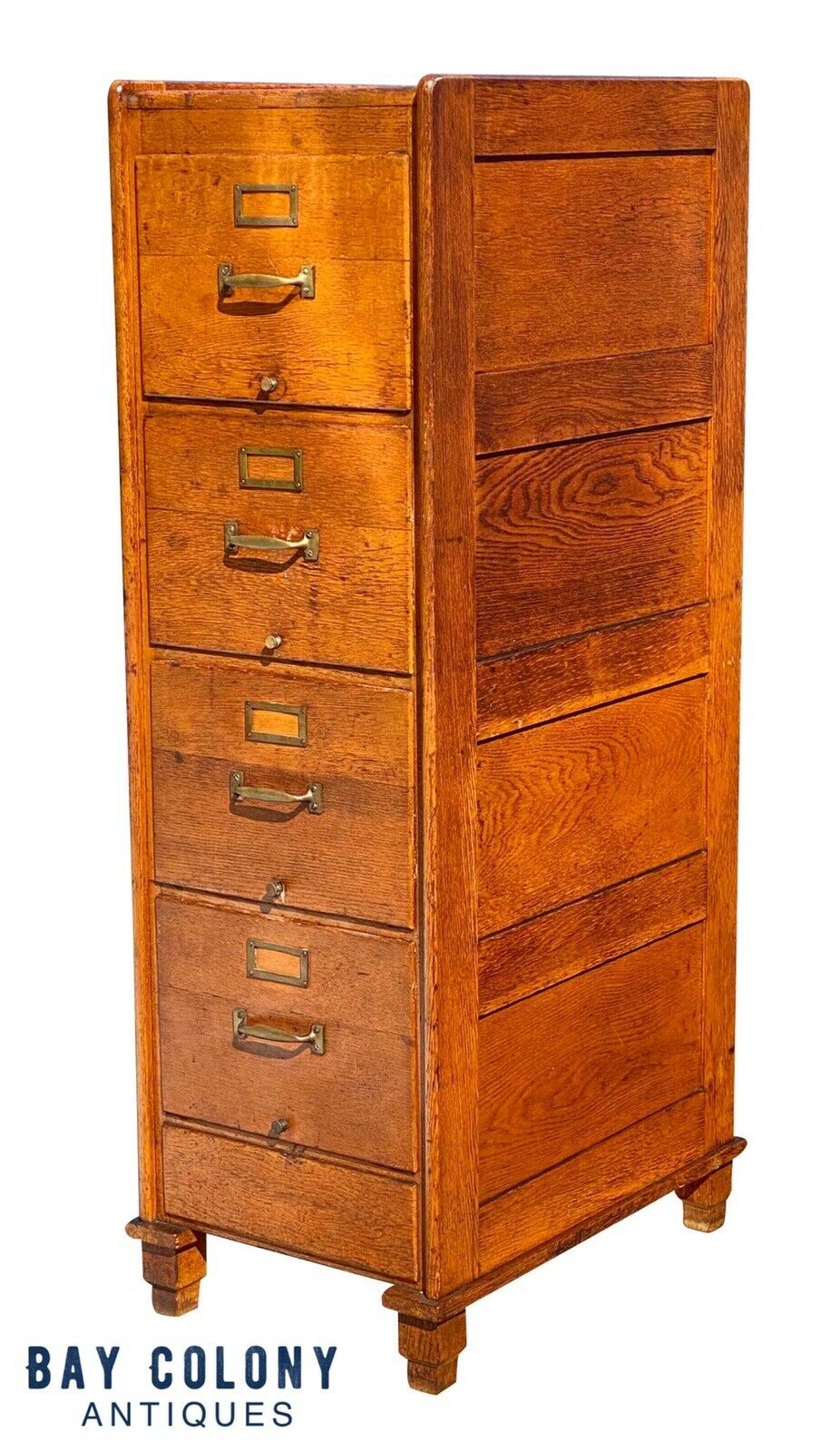 20th C Antique Arts & Crafts / Mission Oak File Cabinet