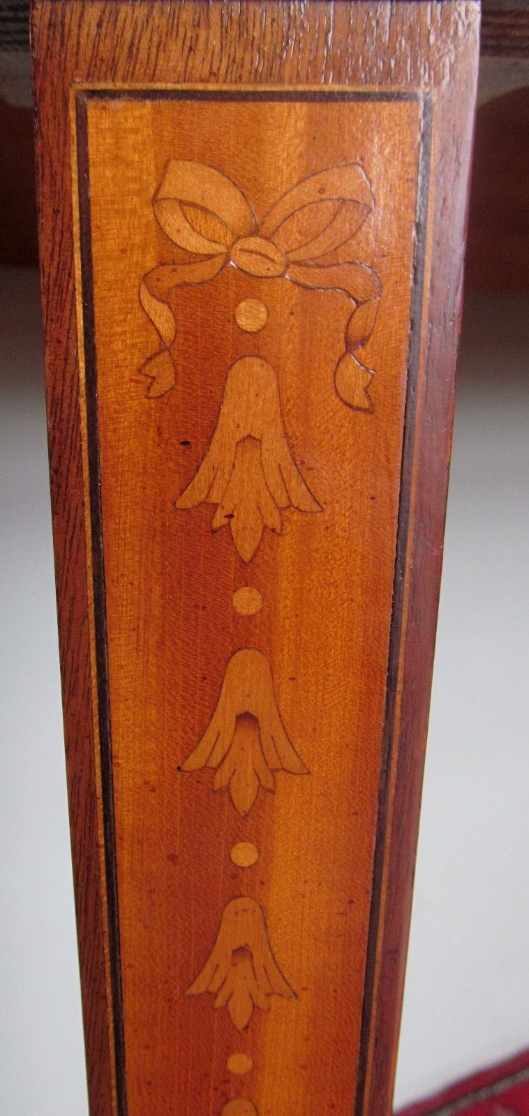 EXQUISITELY INLAID SATINWOOD ADAM'S STYLED GEORGIAN CONSOLE TABLE BY HERITAGE