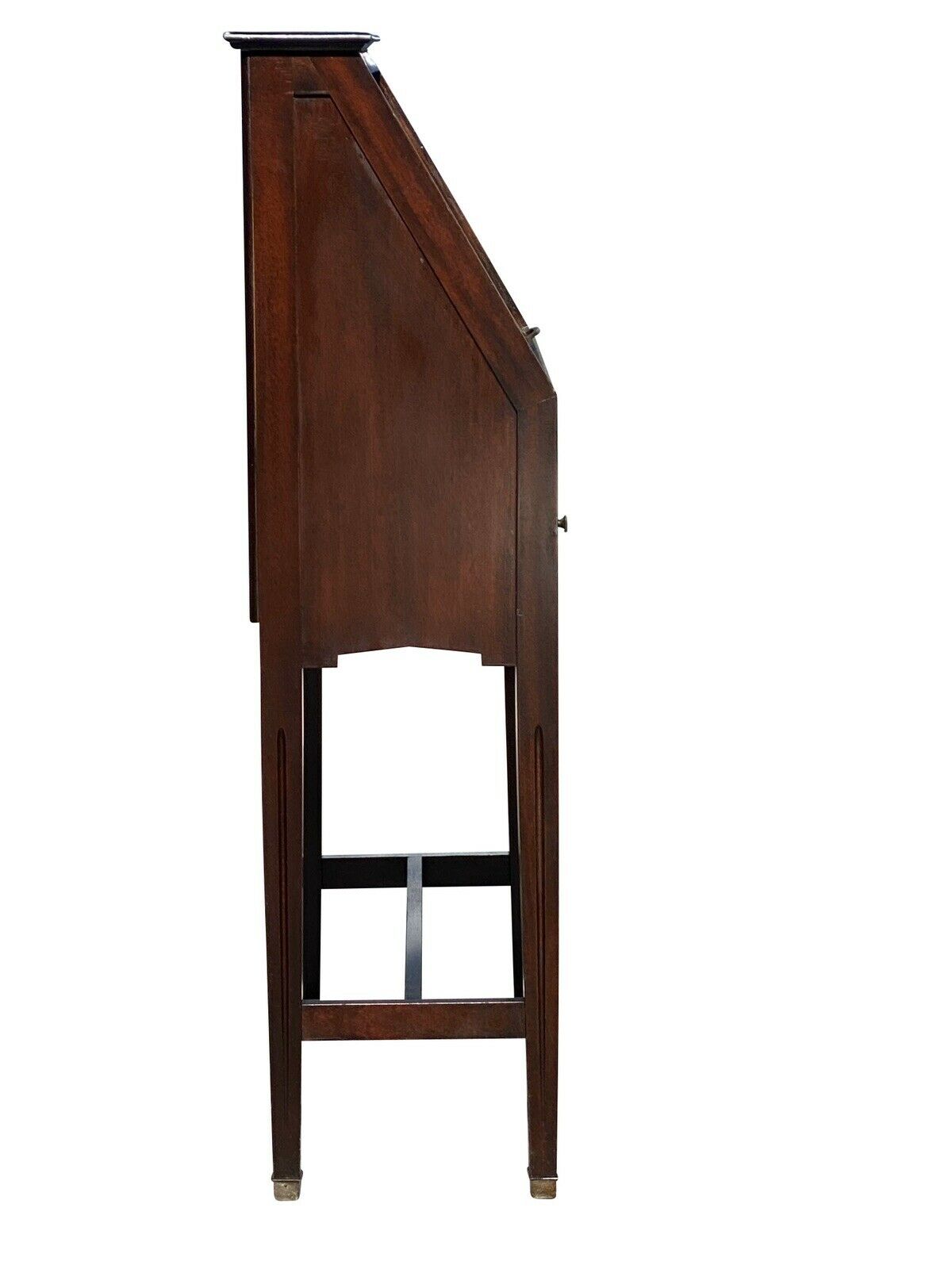 20TH C ANTIQUE INDUSTRIAL MAHOGANY OPTOMETRIST CABINET ~ MEDICAL ANTIQUE