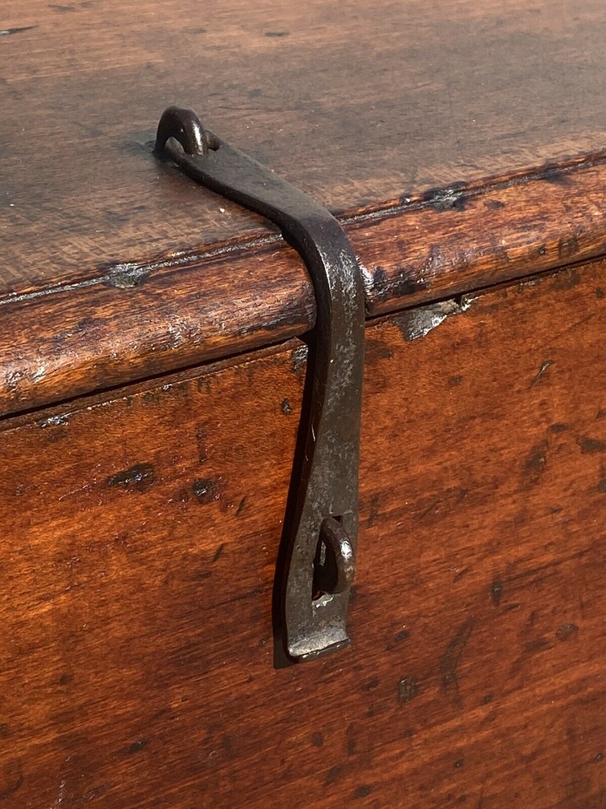 18th C Antique Queen Anne Pennsylvania Walnut Document Box / Chest