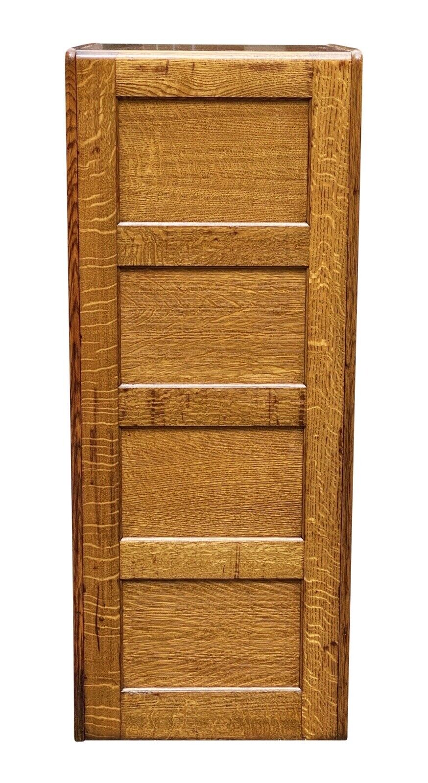 Antique Arts & Crafts Tiger Oak Legal Size File Cabinet - Library Bureau Makers