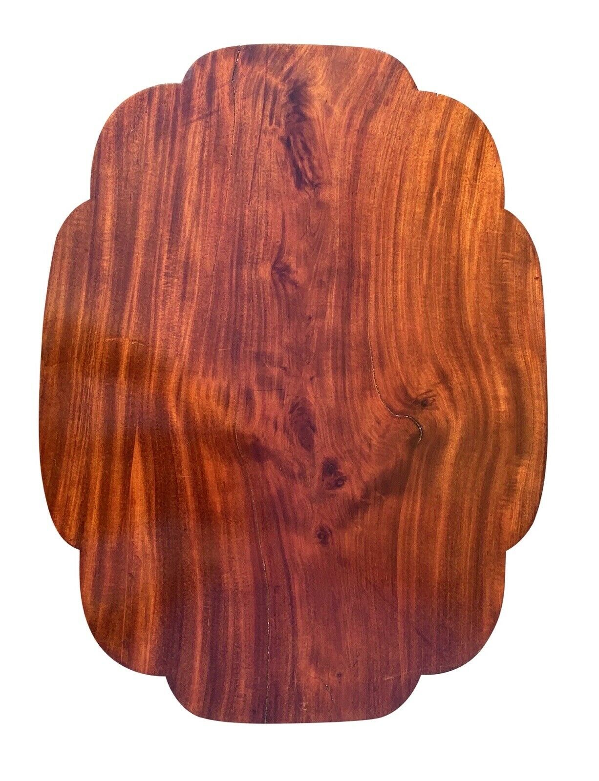 19th C Antique Federal Period Mahogany Tilt Top Table / Candle Stand