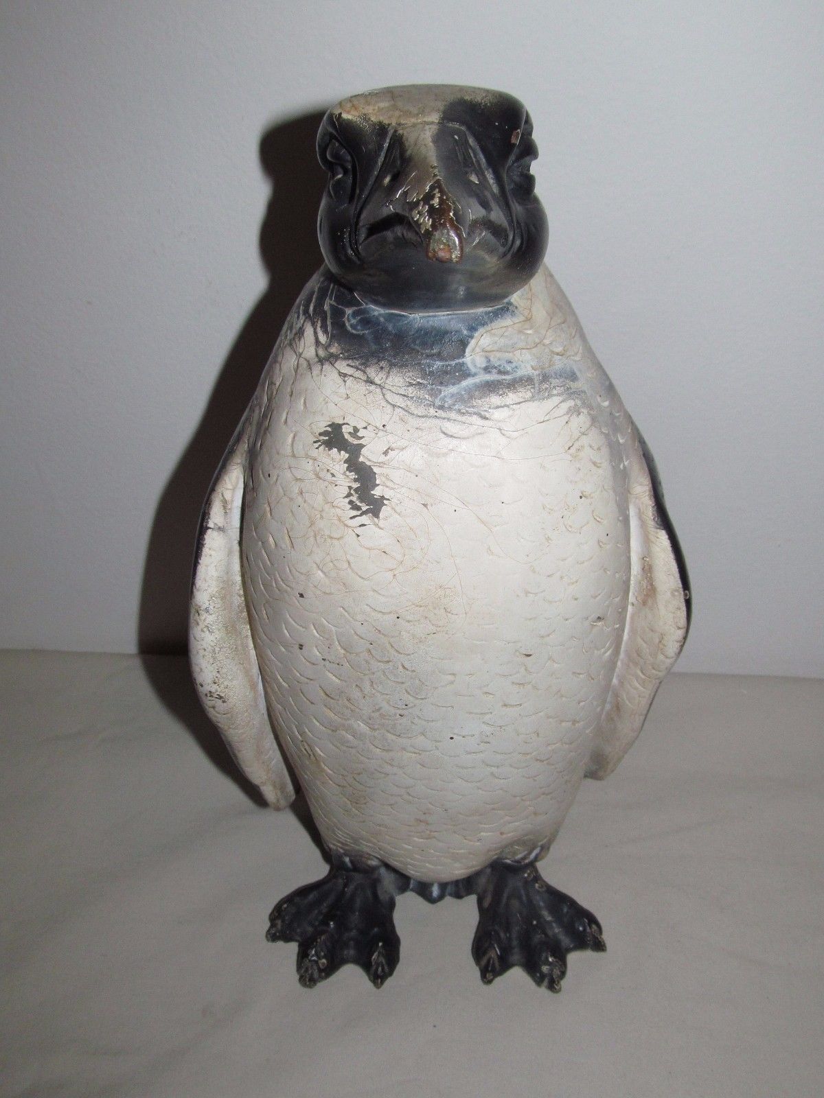 1920'S ANTIQUE HAND PAINTED COOPER PENGUIN-CLICQUOT CLUB SODA ADVERTISING MASCOT