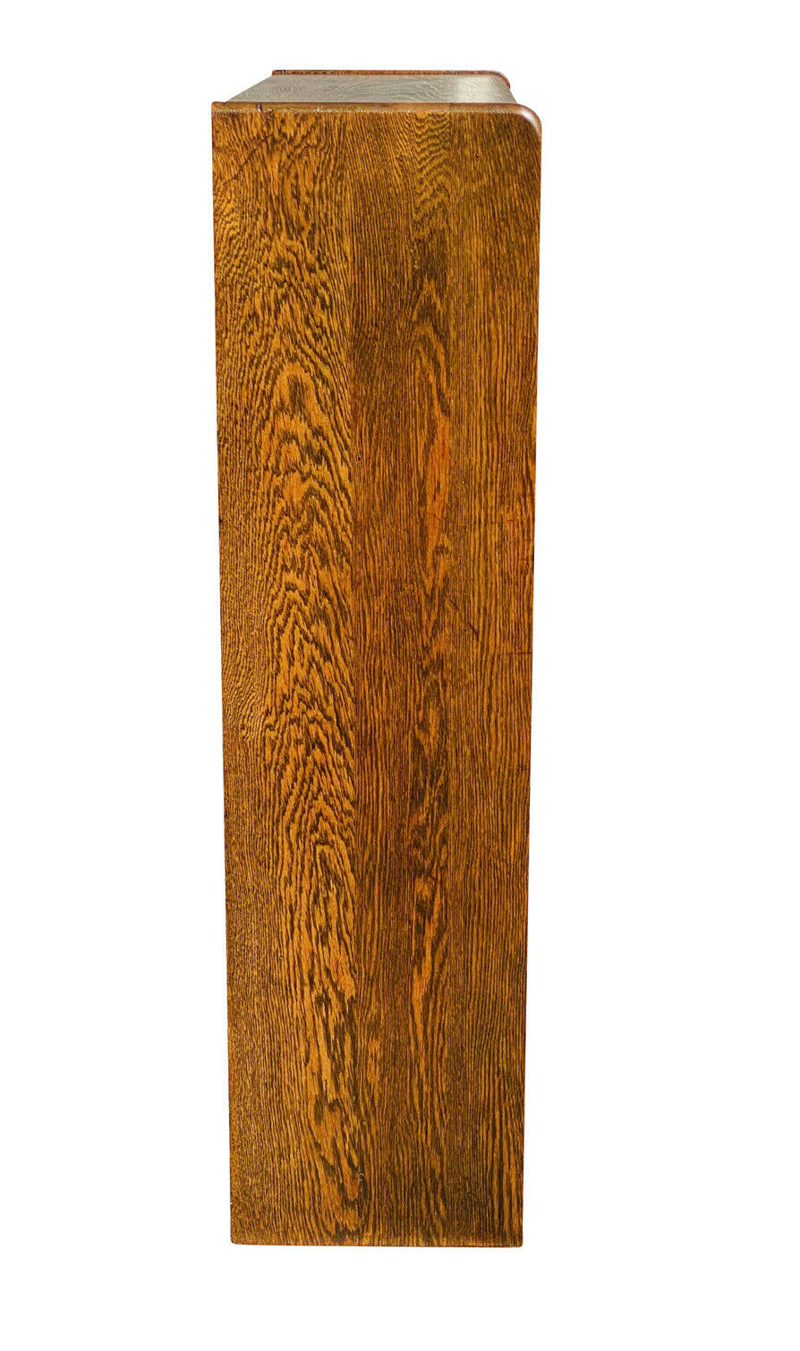19TH C ANTIQUE VICTORIAN TIGER OAK DOUBLE DOOR BOOKCASE / CHINA CABINET
