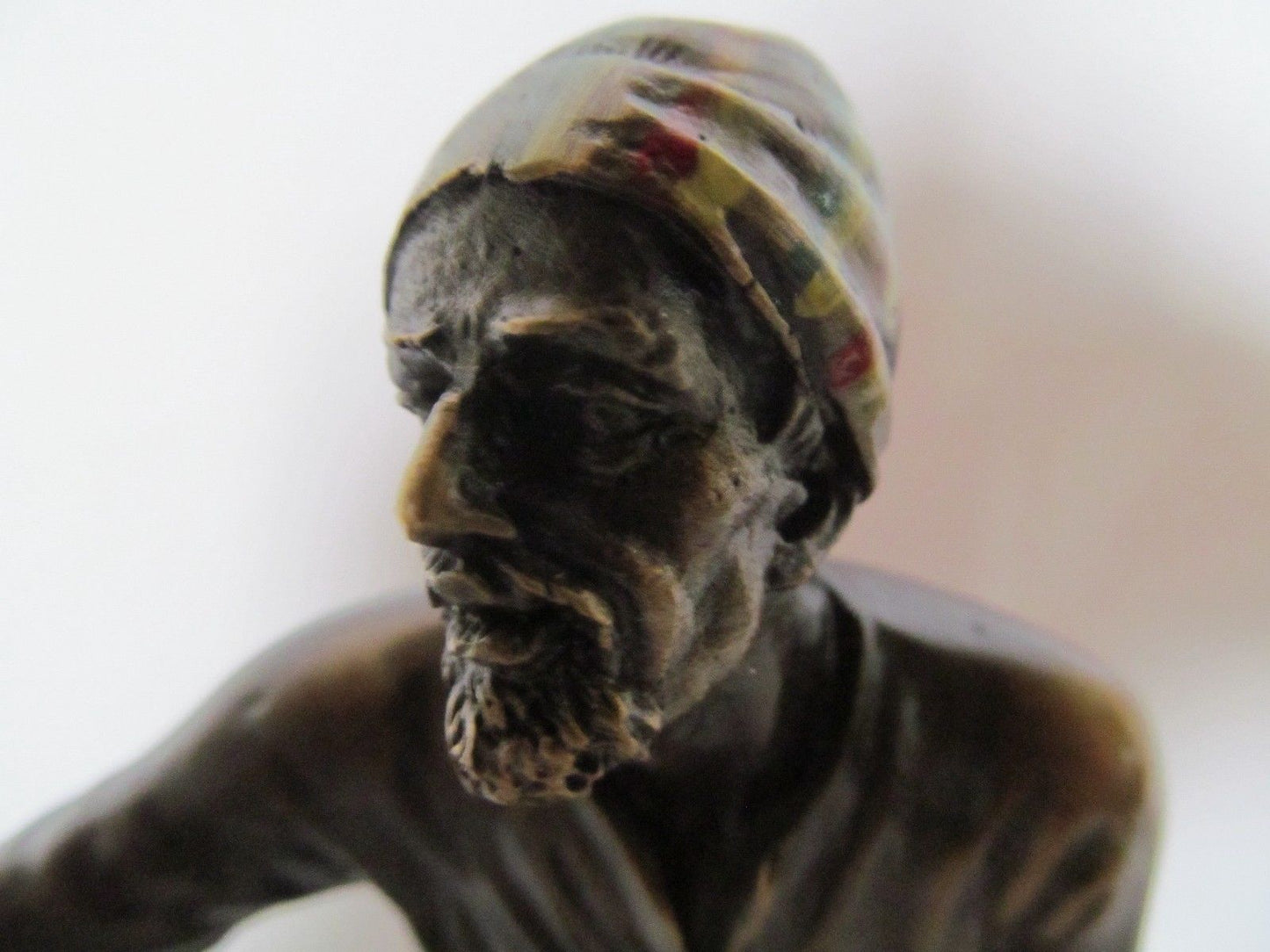 FRANZ BERGMAN "THE CARPET DEALER" AUSTRIAN BRONZE STATUE