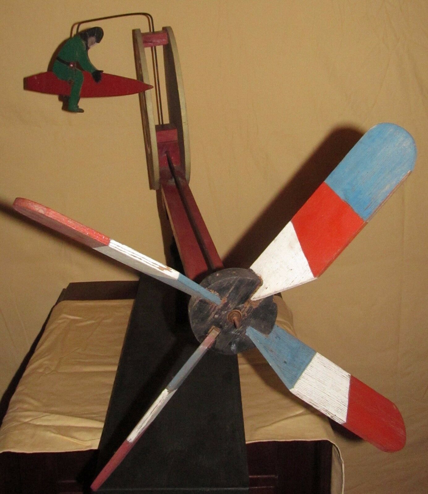 Buck Rogers Vintage Folk Art Whirligig Toy