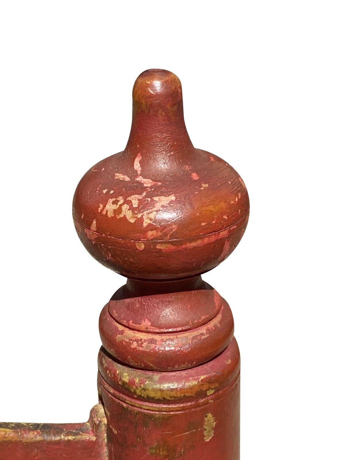 18TH C ANTIQUE QUEEN ANNE NEW ENGLAND LADDER BACK ARM CHAIR W/ SPLINT SEAT