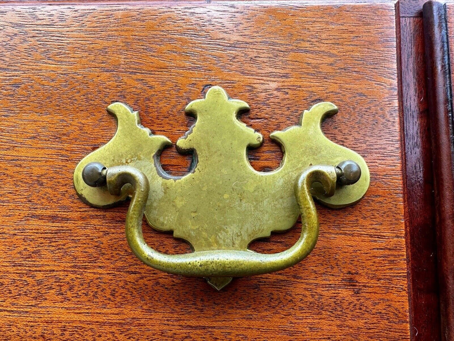 Antique Chippendale Style Mahogany Shell Carved Highboy on Ball & Claw Feet