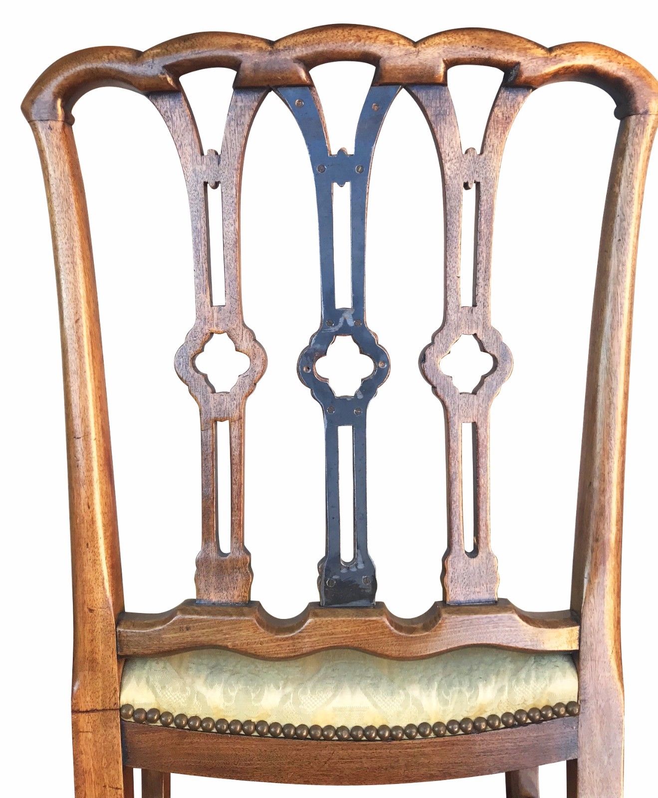 FINE CHIPPENDALE STYLE SET OF 8 MAHOGANY DINING CHAIRS WITH SPECIAL FEATURES