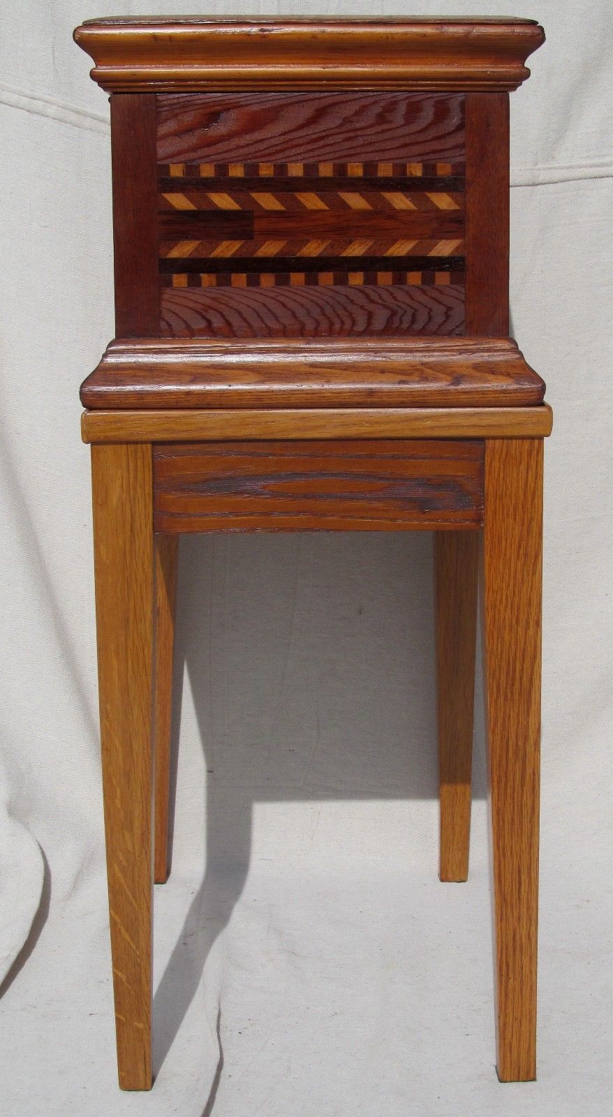 EXCELLENT LARGE 19TH CENTURY INLAID JEWELRY CHEST ON FRAME-THE VERY BEST QUALITY