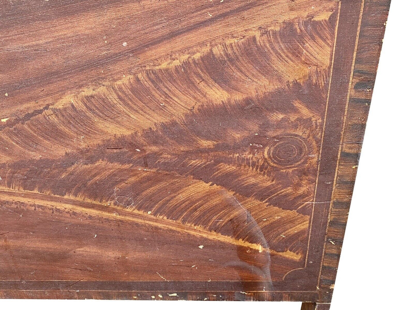 Early American Hepplewhite Faux Mahogany & Rosewood Grain Painted Blanket Chest