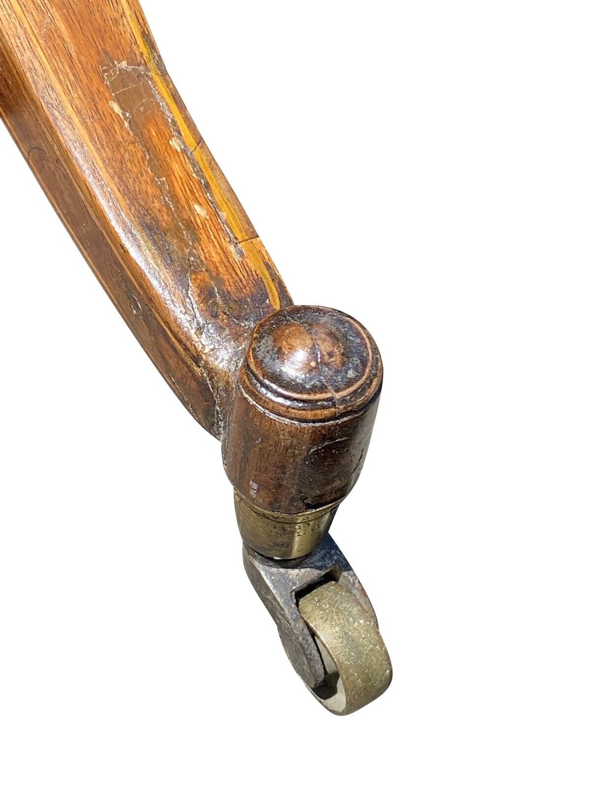 19th C Antique Regency Mahogany & Satinwood Sewing Stand / Work Table