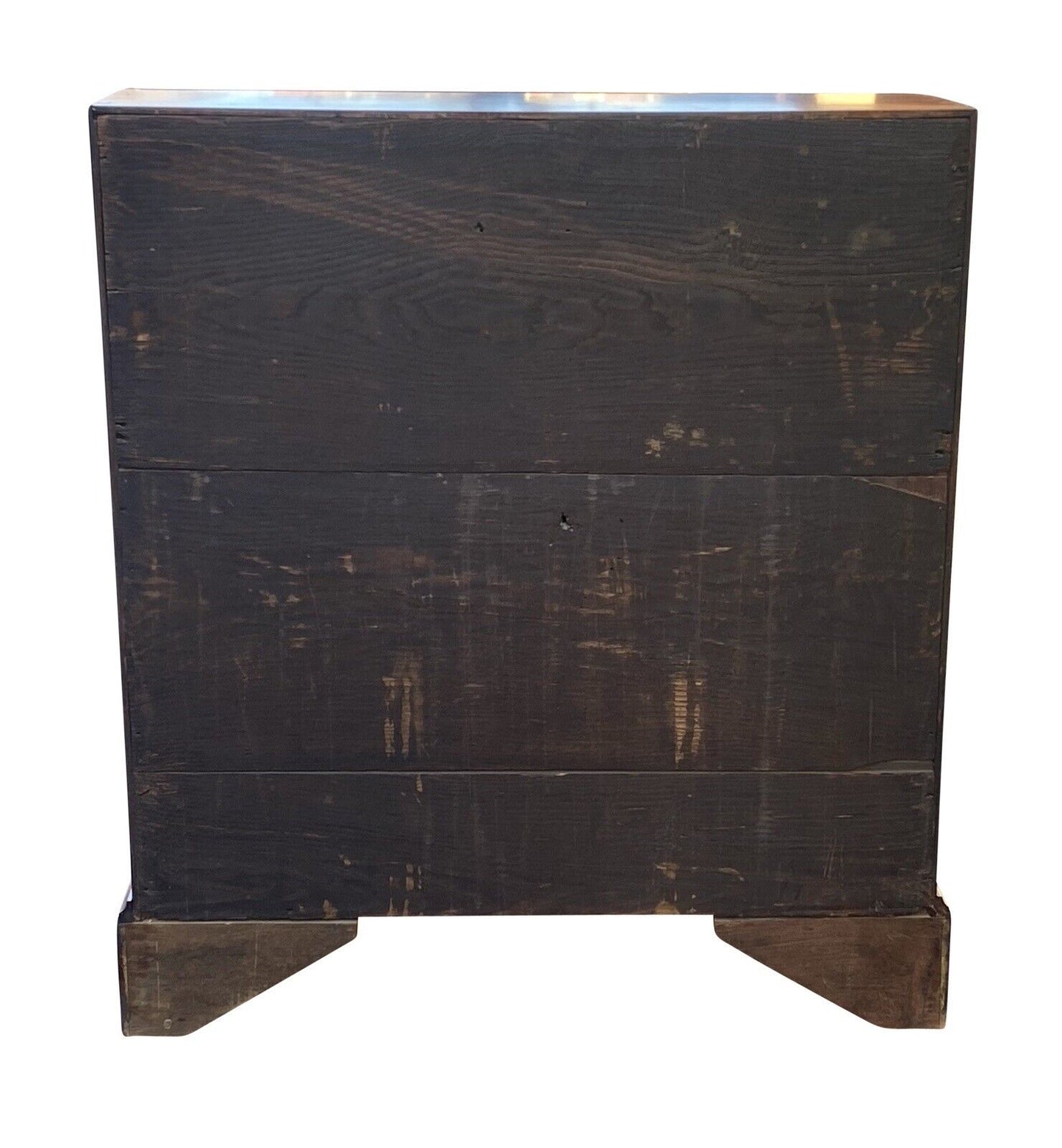 20th C Chippendale Antique Style Tiger Maple Slant Lid Desk With Hidden Drawer