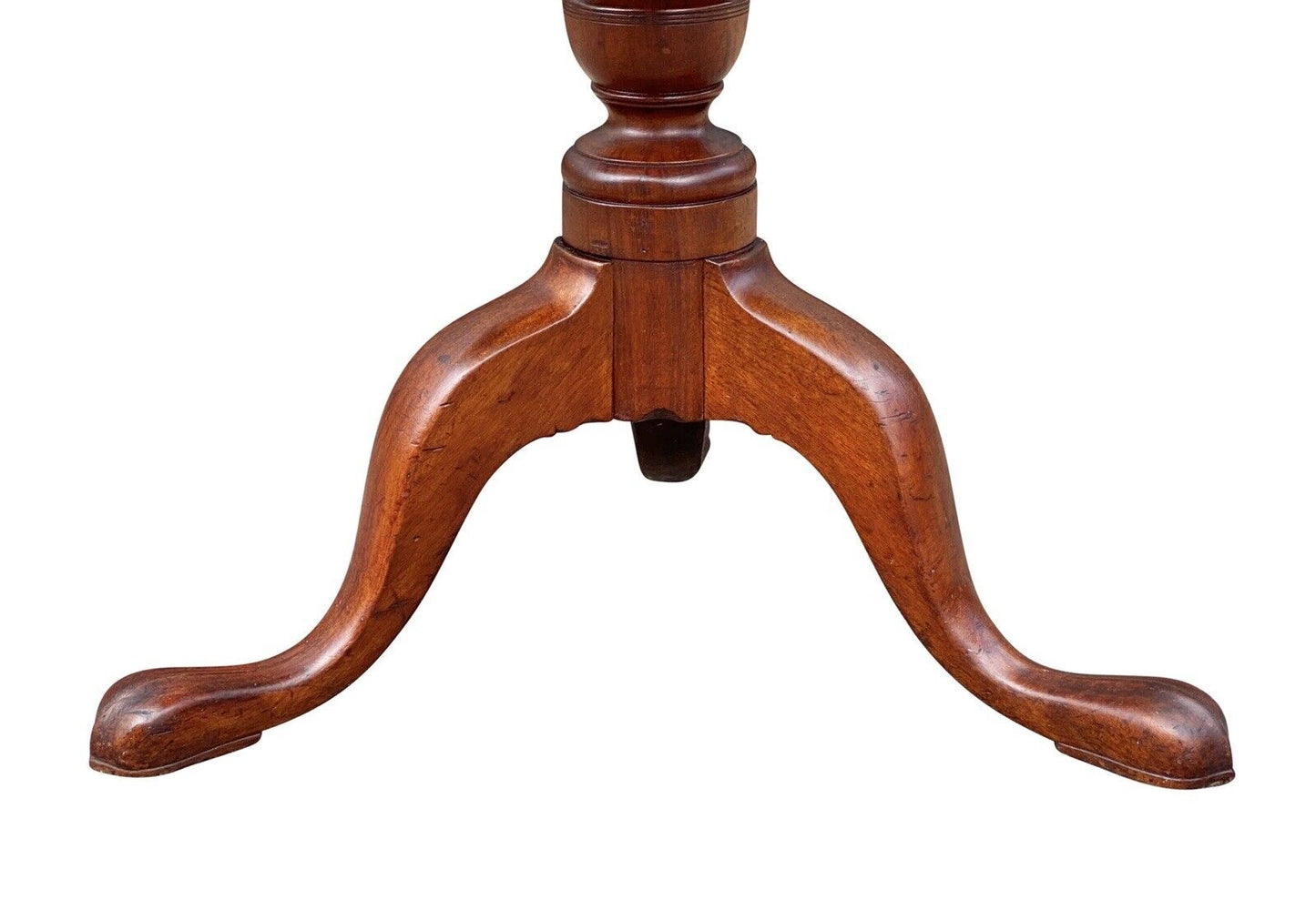 18th C Antique Massachusetts Mahogany Tilt Top Tea Table - Joseph Short