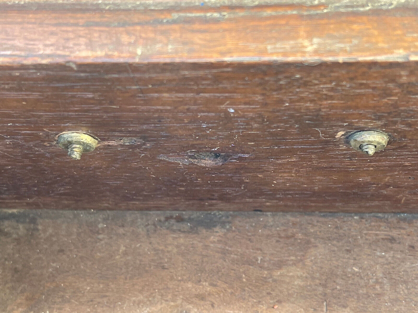 Antique Queen Anne Pennsylvania Walnut Dressing Table / Lowboy With Trifid Feet