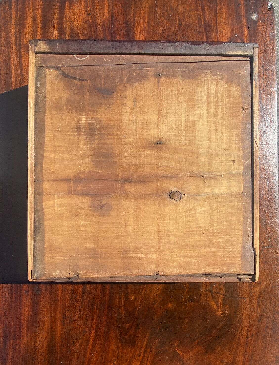 18TH C ANTIQUE CHIPPENDALE MAHOGANY SOFA TABLE / DRESSING TABLE