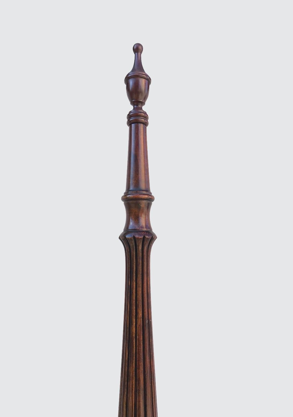 CHERRY TALL FOUR POSTER RICE CARVED CHIPPENDALE PLANTATION BED-FINEST QUALITY