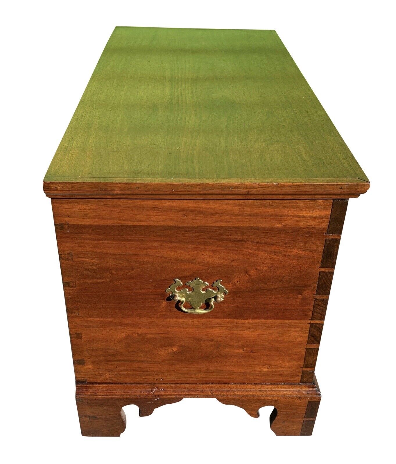 Pair of Queen Anne Style Pennsylvania Walnut Blanket Chests With Secret Interior