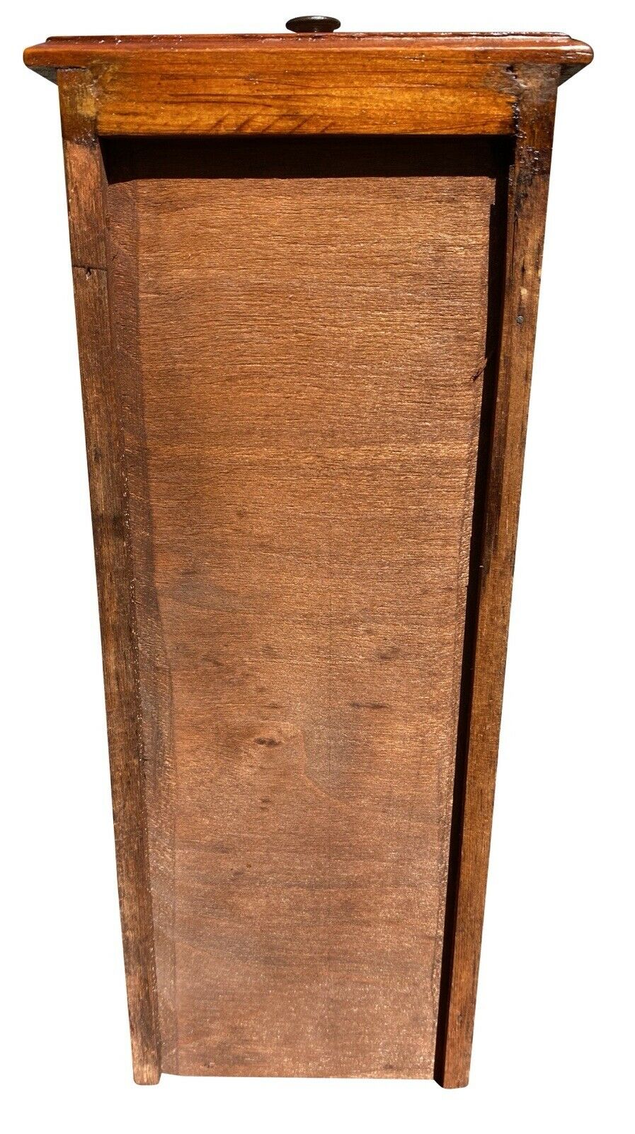 19TH C ANTIQUE PENNSYLVANIA QUEEN ANNE PINE 12 DRAWER SPICE CHEST / SPICE BOX