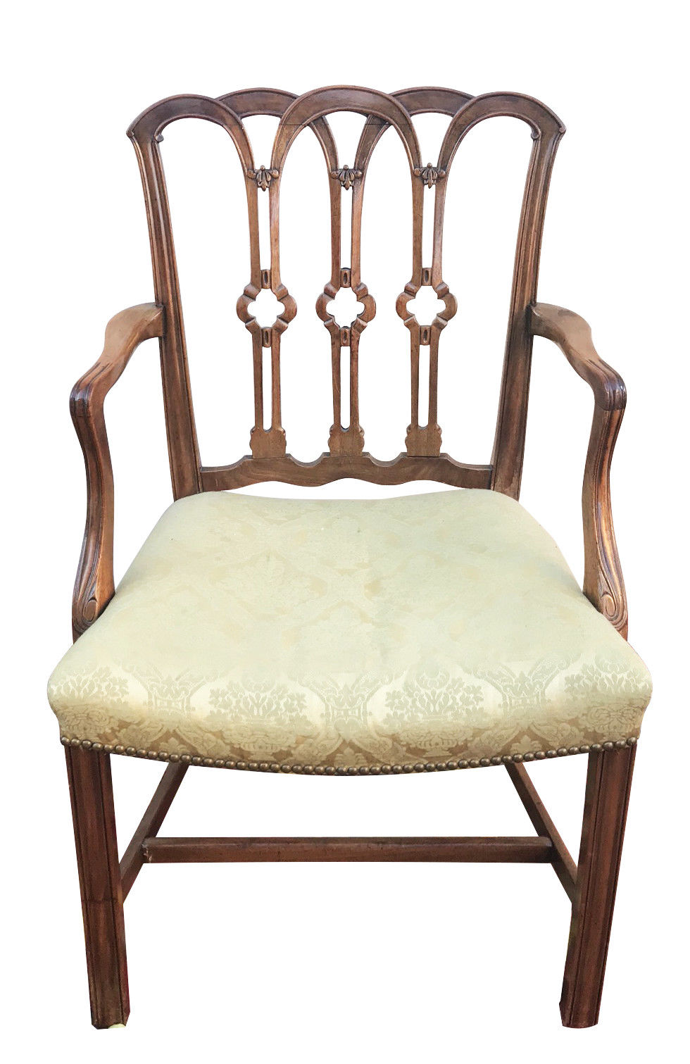 FINE CHIPPENDALE STYLE SET OF 8 MAHOGANY DINING CHAIRS WITH SPECIAL FEATURES