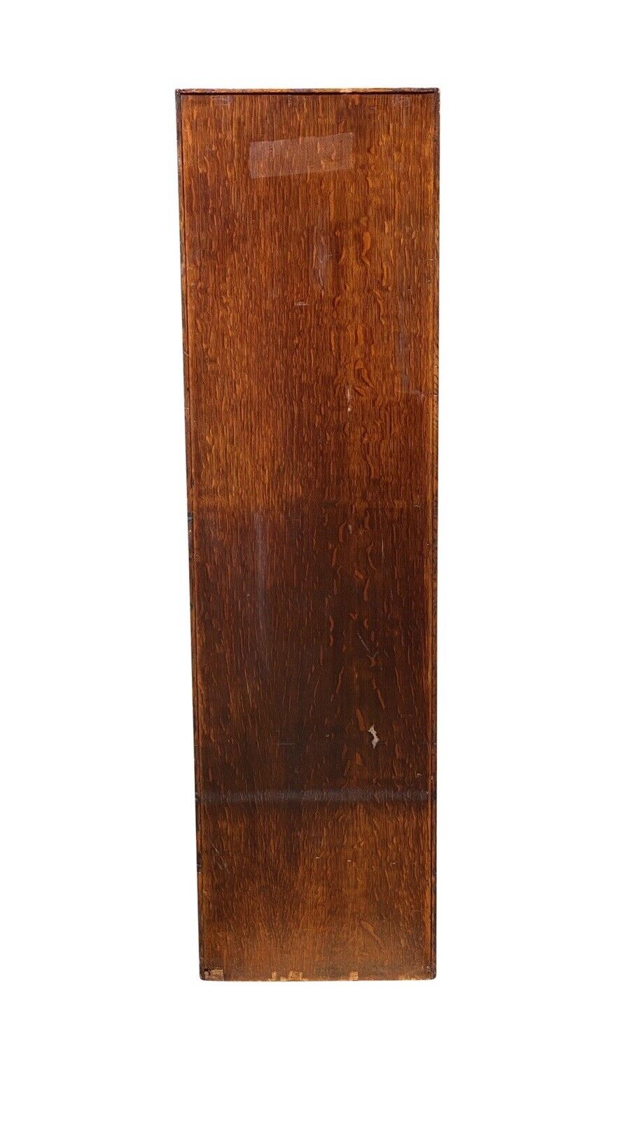 20th C Antique Arts & Crafts 4 Drawer Tiger Oak Globe Wood File Cabinet