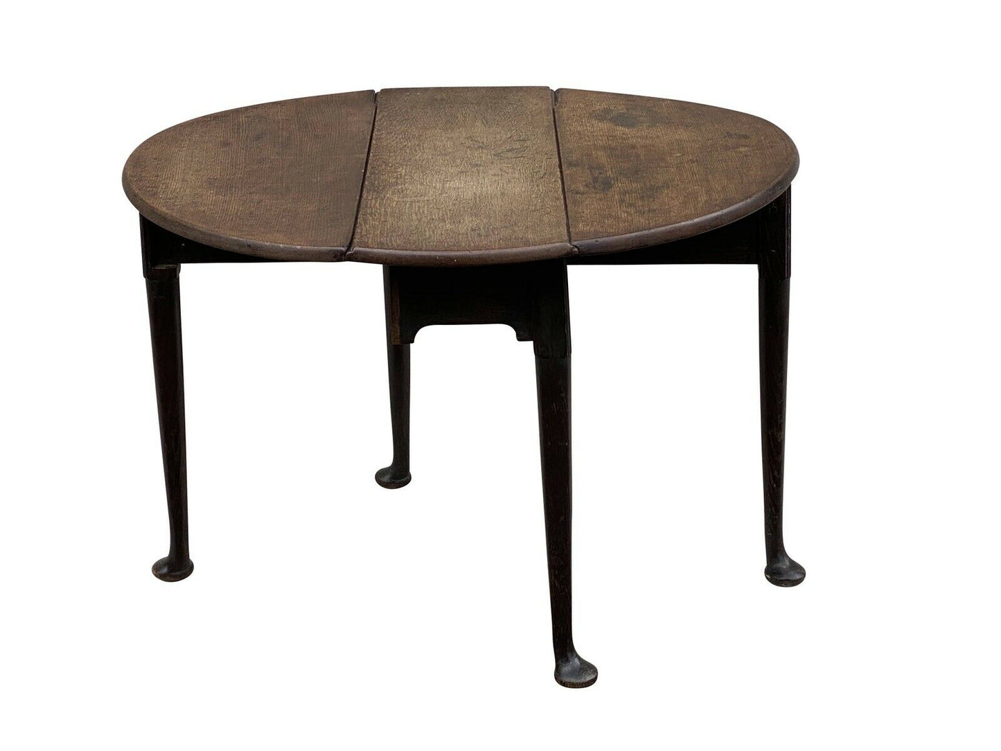 18TH C ANTIQUE QUEEN ANNE DROP LEAF TABLE