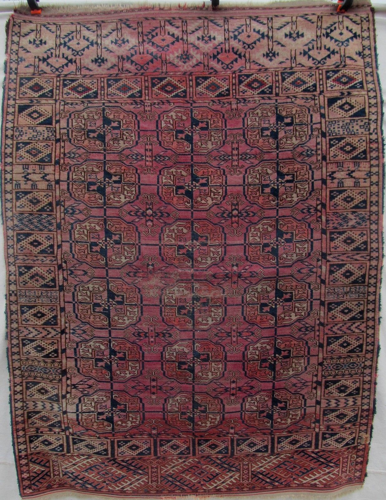 3'-"3 X 5'-5" ANTIQUE TEKKE TURKOMAN ESTATE CARPET