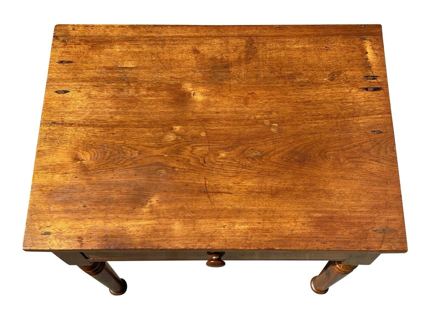 18TH C ANTIQUE FEDERAL PERIOD VIRGINIA WALNUT 1 DRAWER WORK TABLE / NIGHTSTAND
