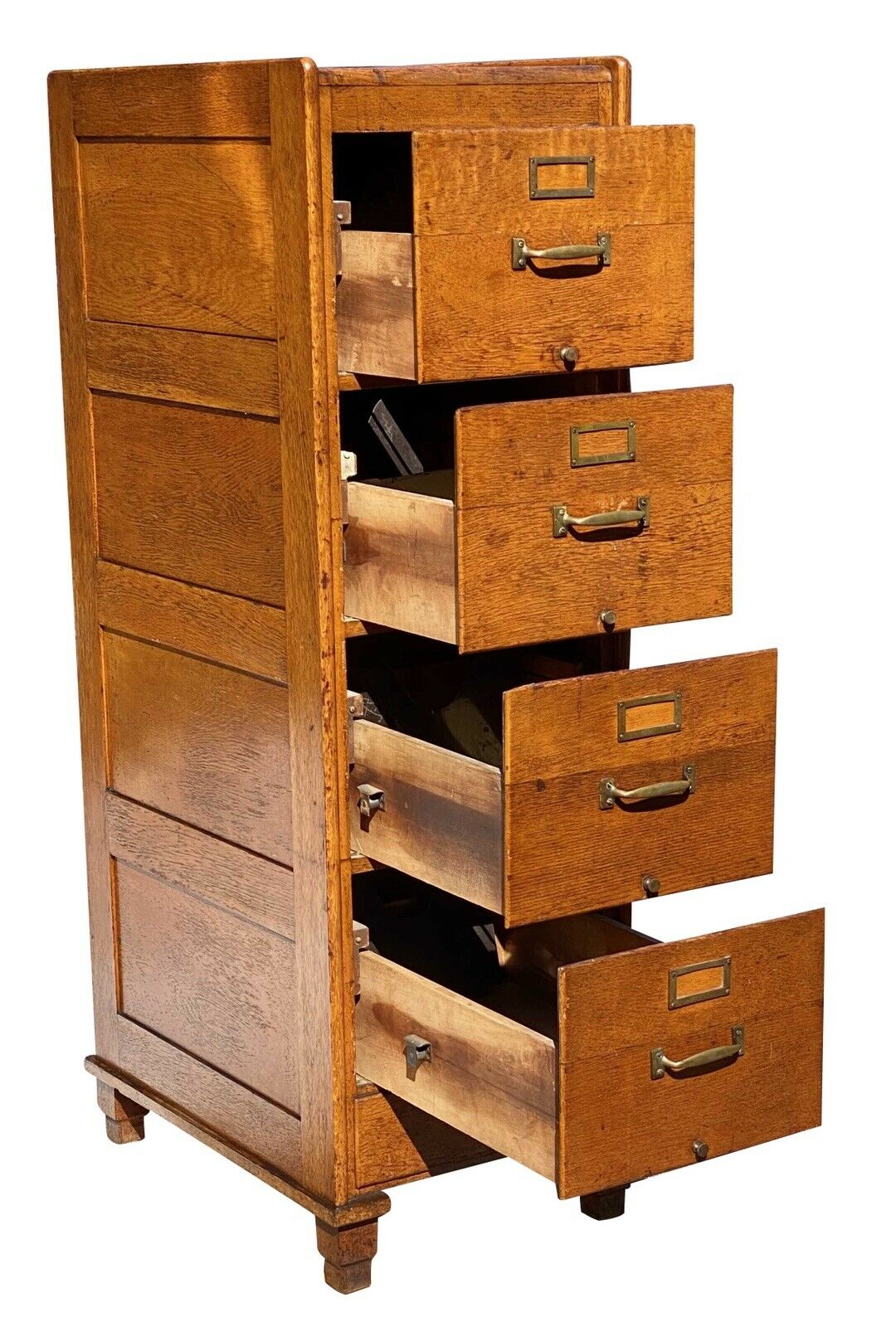 20th C Antique Arts & Crafts / Mission Oak File Cabinet