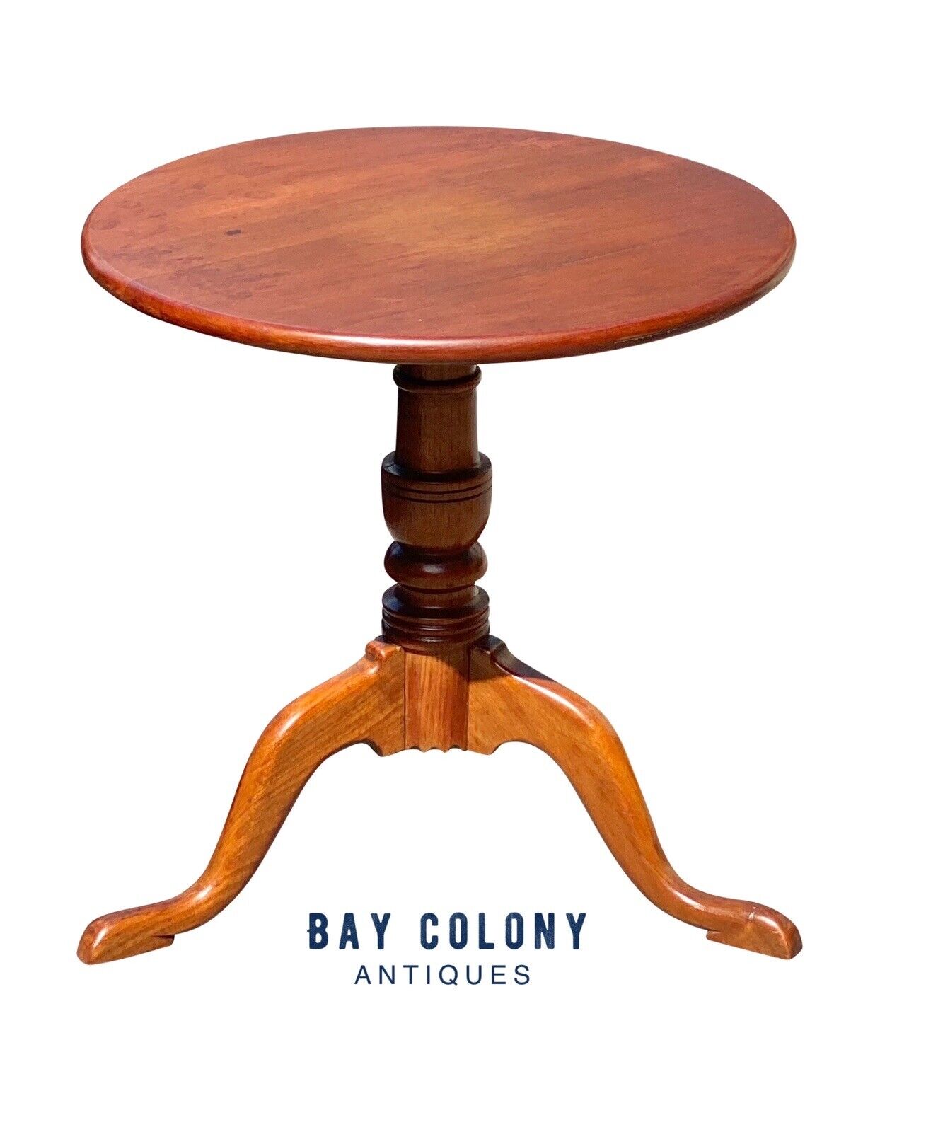 Queen Anne Style Southern Walnut Wine Table With Snake Legs - Rare Size and Form