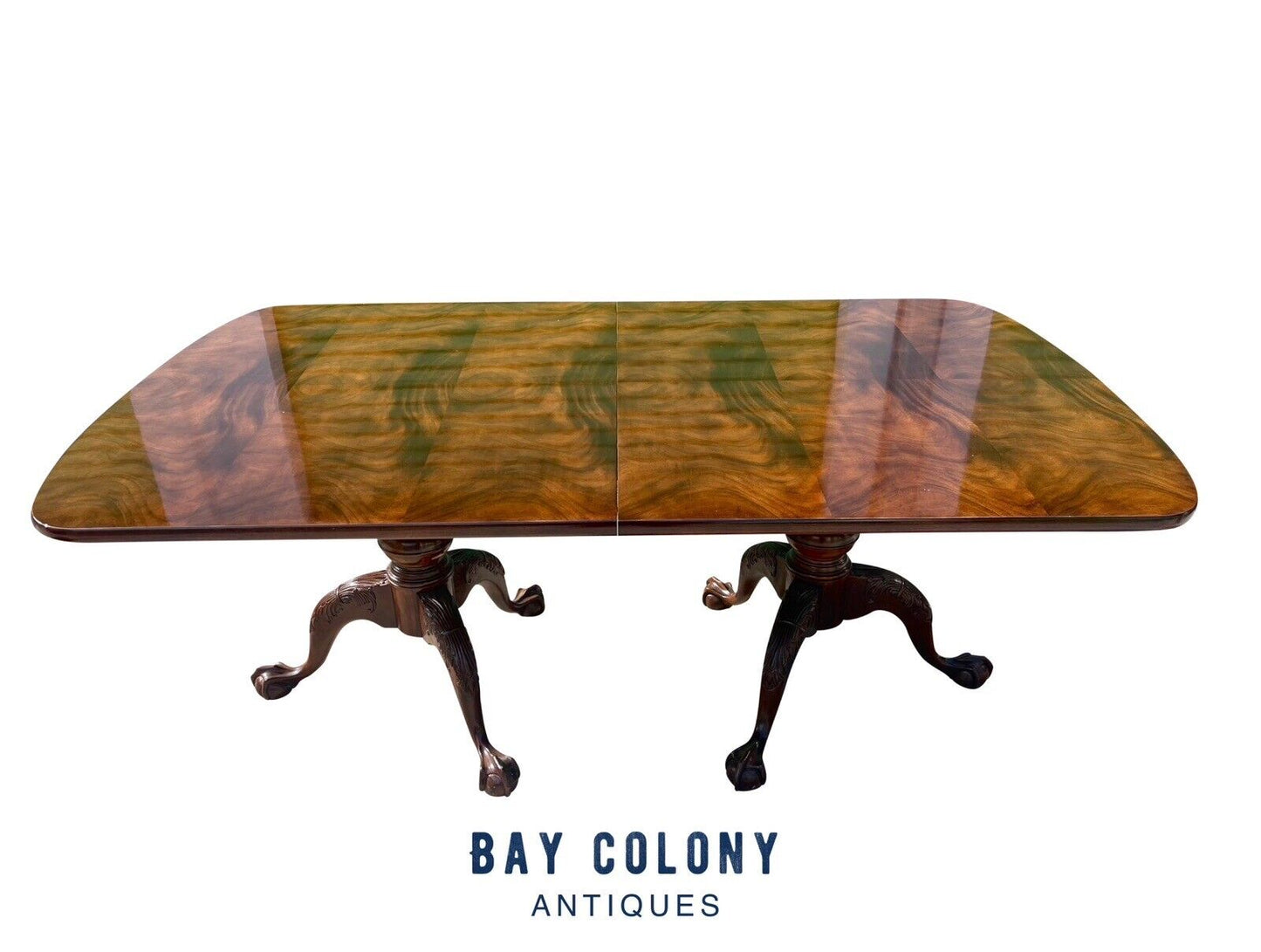 Chippendale Style Mahogany Ball & Claw Carved Dining Table by Henredon - 10 Feet