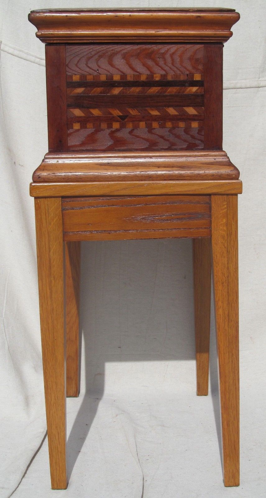 EXCELLENT LARGE 19TH CENTURY INLAID JEWELRY CHEST ON FRAME-THE VERY BEST QUALITY