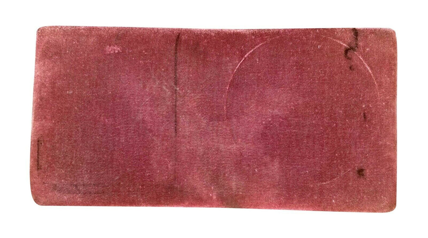 19th C Antique Victorian Cast Iron Window / Vanity Bench W/ Velvet Seat