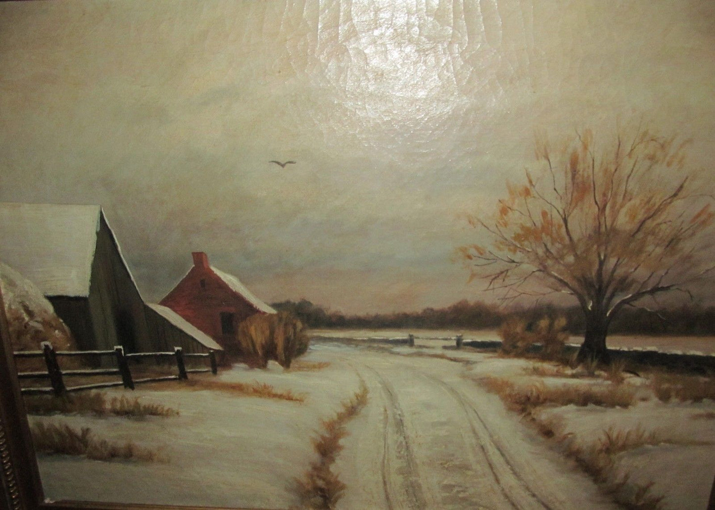 FINELY EXECUTED 19TH CENTURY AMERICAN OIL ON CANVAS LANDSCAPE PAINTING