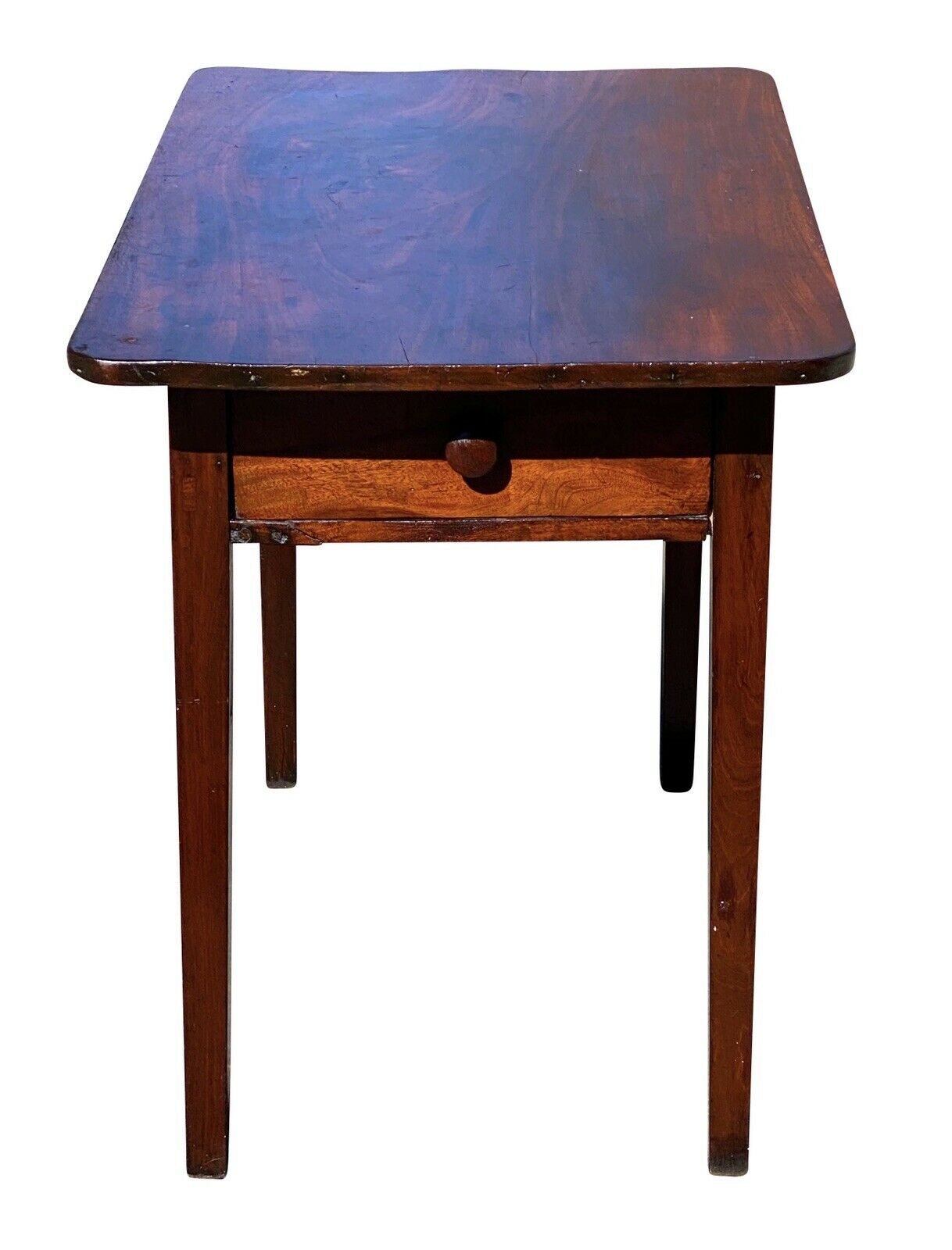 18TH C ANTIQUE CHIPPENDALE MAHOGANY SOFA TABLE / DRESSING TABLE