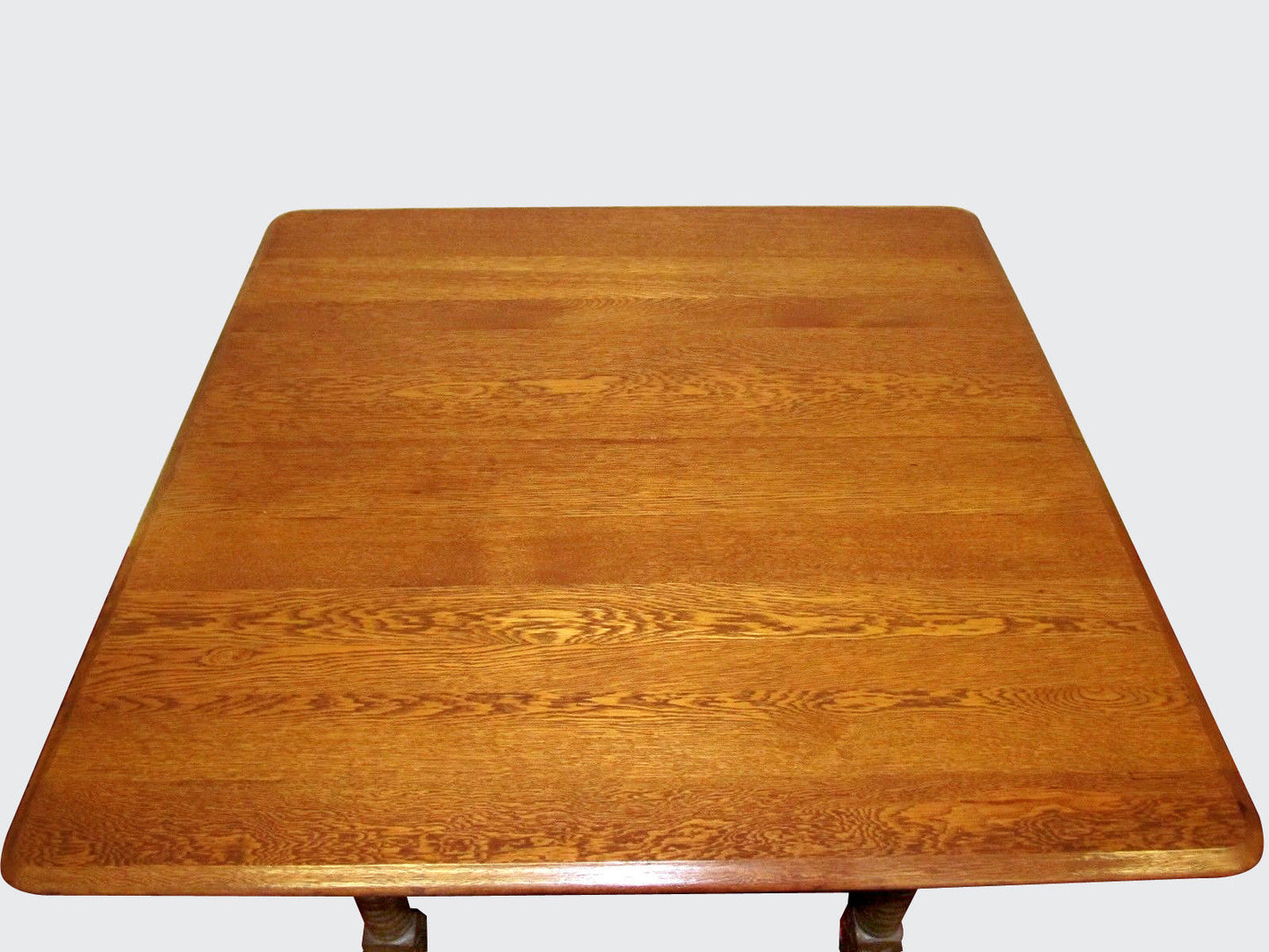 19TH CENTURY EASTLAKE VICTORIAN OAK DINING ROOM TABLE & LEAVES EXPERTLY RESTORED