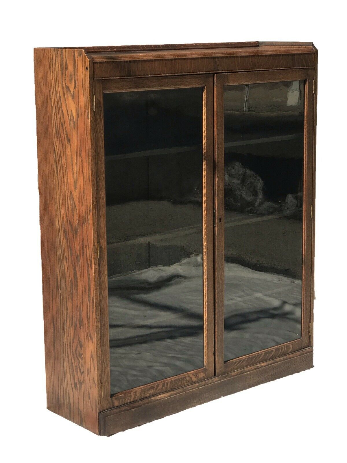 20TH C ANTIQUE ARTS & CRAFTS STYLE OAK BOOKCASE BY PAINE FURNITURE CO. BOSTON MA