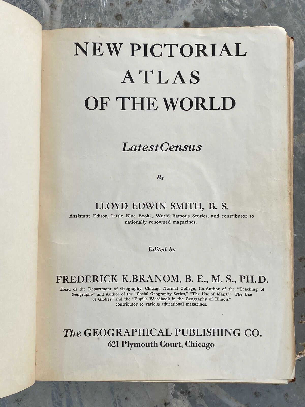 EARLY 20TH C ANTIQUE 1934 REPLOGLE 12 INCH GLOBE W/ ORIGINAL BOOK STORAGE BASE