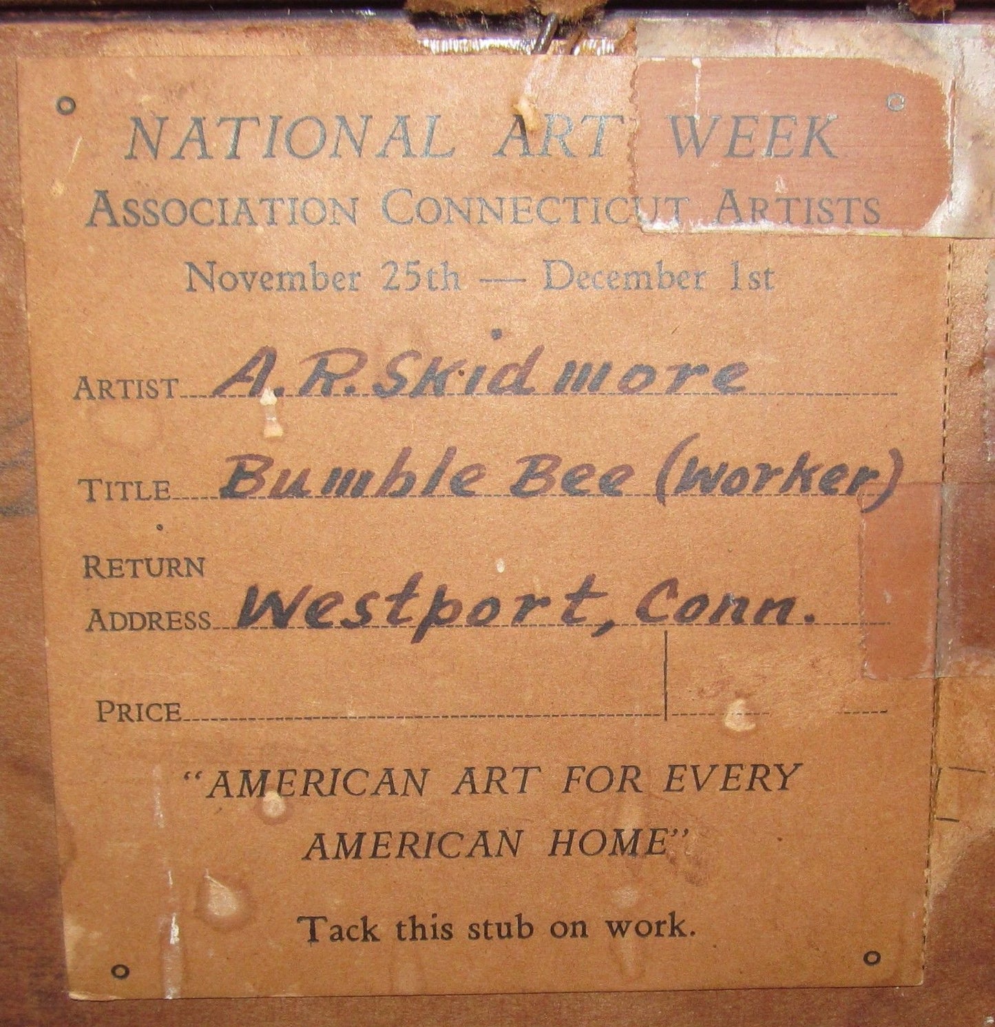 INTERESTING PAIR OF NATURALIST PAINTINGS OF WORKER BEE & PRAYING MANTIS