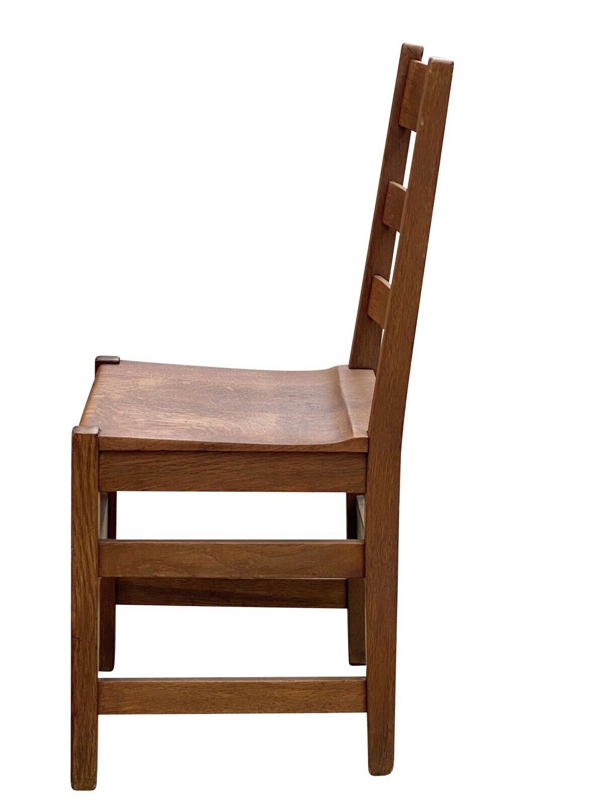 20TH C ANTIQUE L & JG STICKLEY TIGER OAK SIDE CHAIR #950
