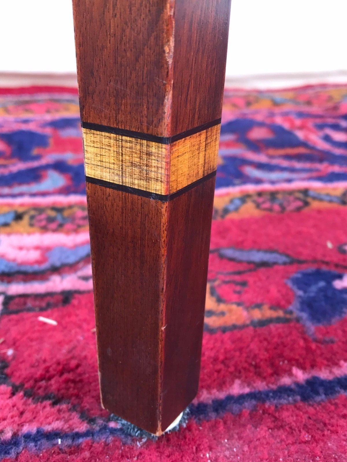 HENKEL & HARRIS MAHOGANY INLAID BRANDY BOARD SERVER-RARE DIMINUTIVE SIZED