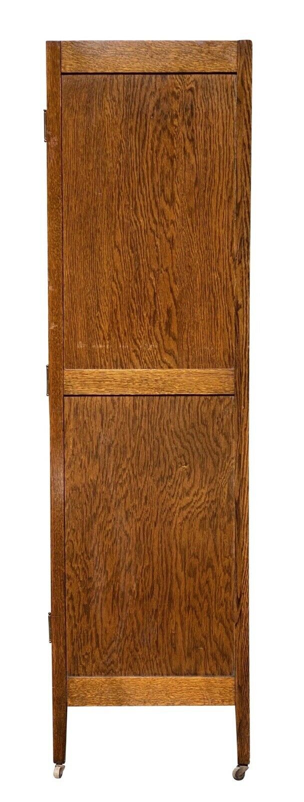 19th Century Antique Tiger Oak Victorian Wardrobe / Cabinet